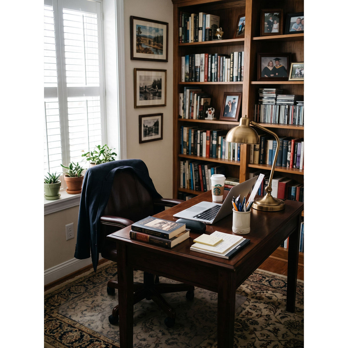 Harvard Brass Table Lamp