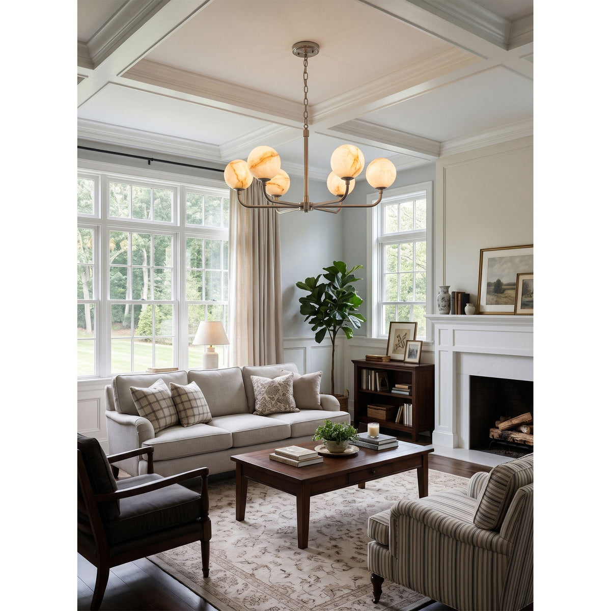 Holden Alabaster Chandelier