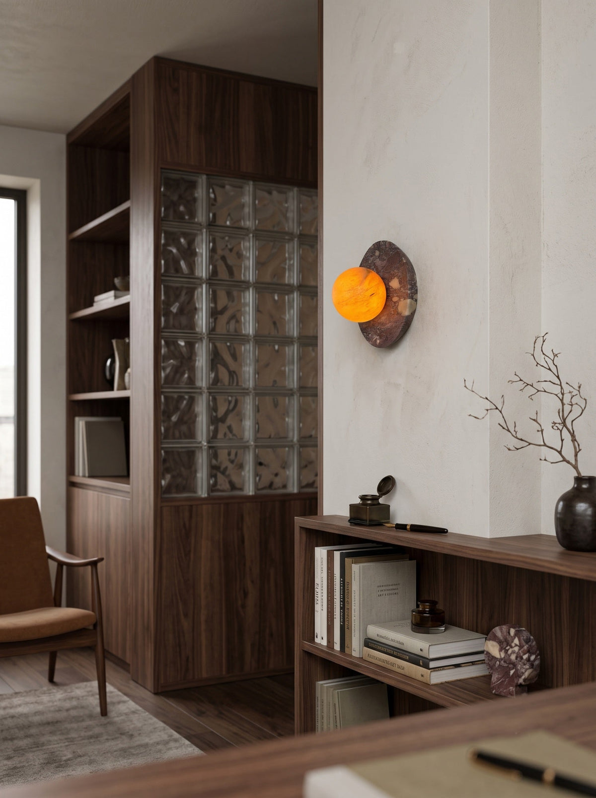 Leora Stone Wall Sconce