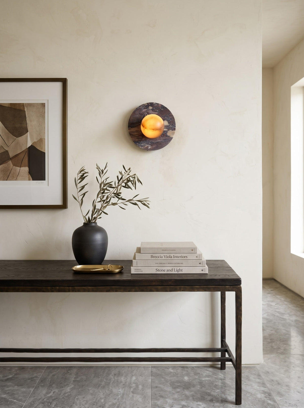 Leora Stone Wall Sconce