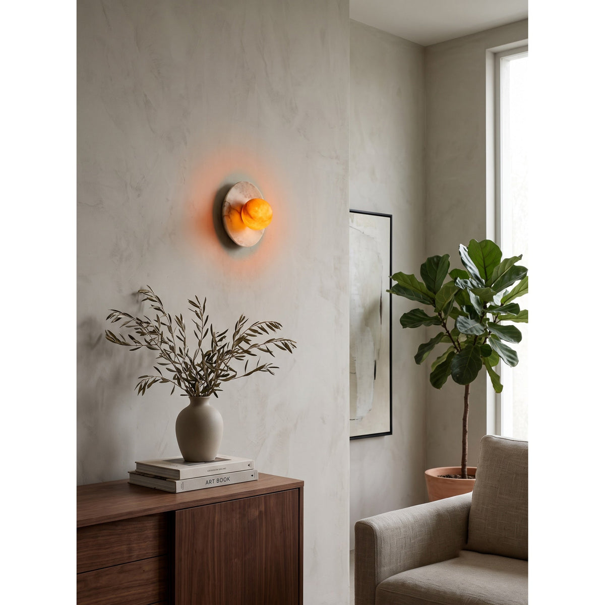 Leora Stone Wall Sconce