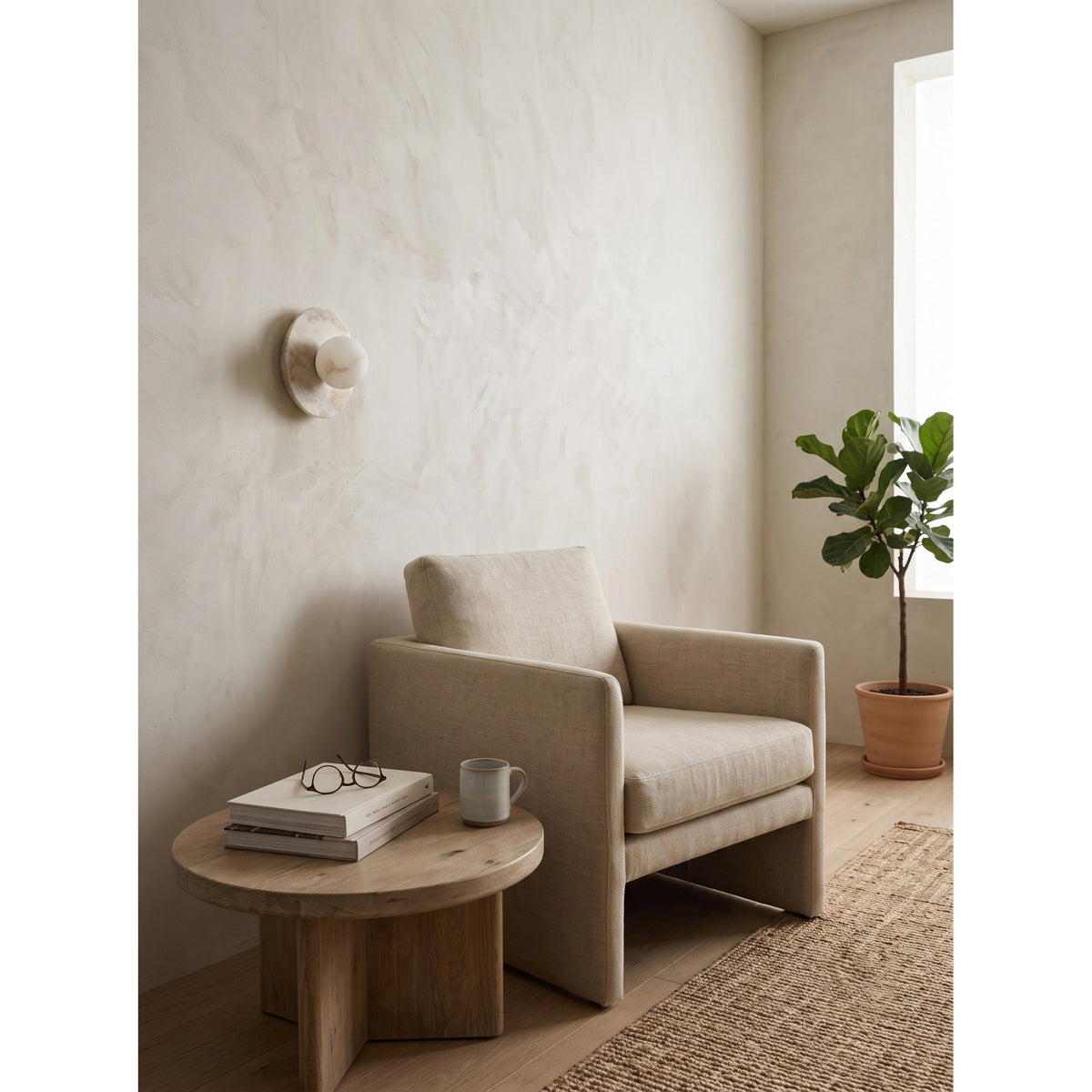 Leora Stone Wall Sconce