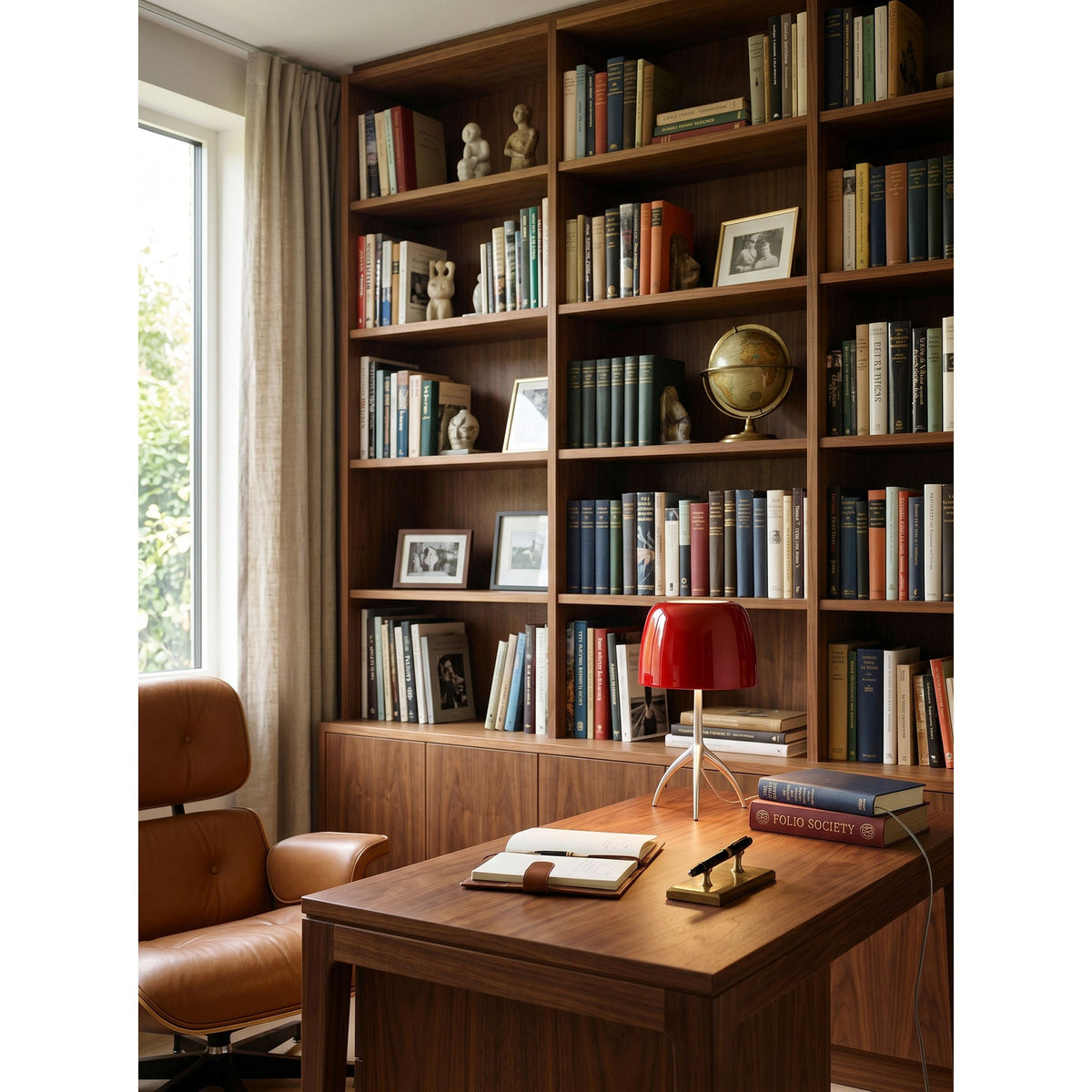 Rosso Mushroom Tripod Table Lamp