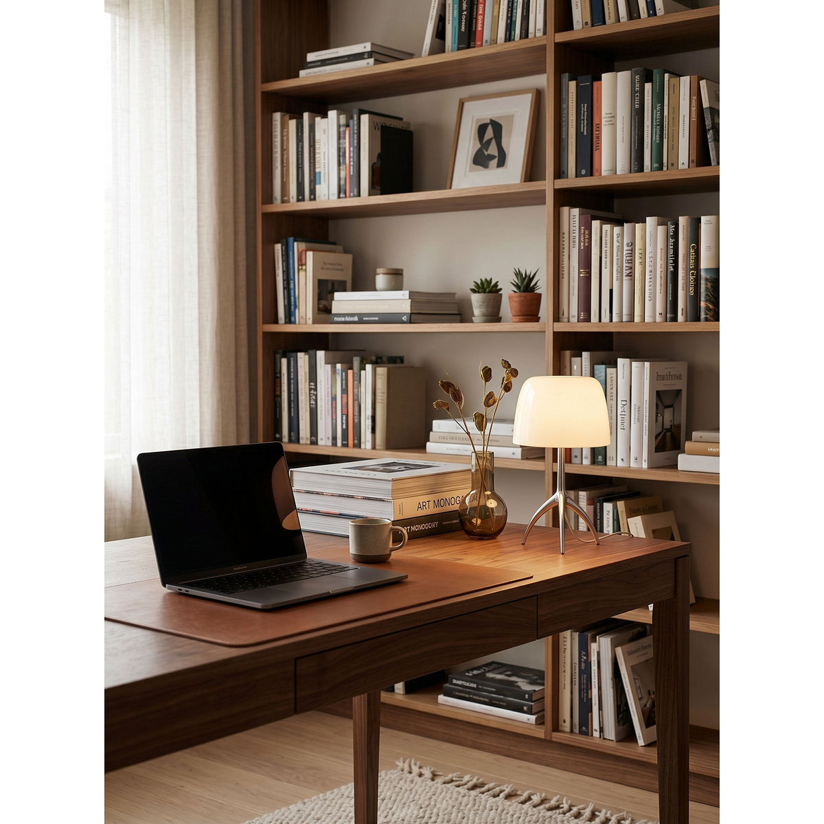 Rosso Mushroom Tripod Table Lamp