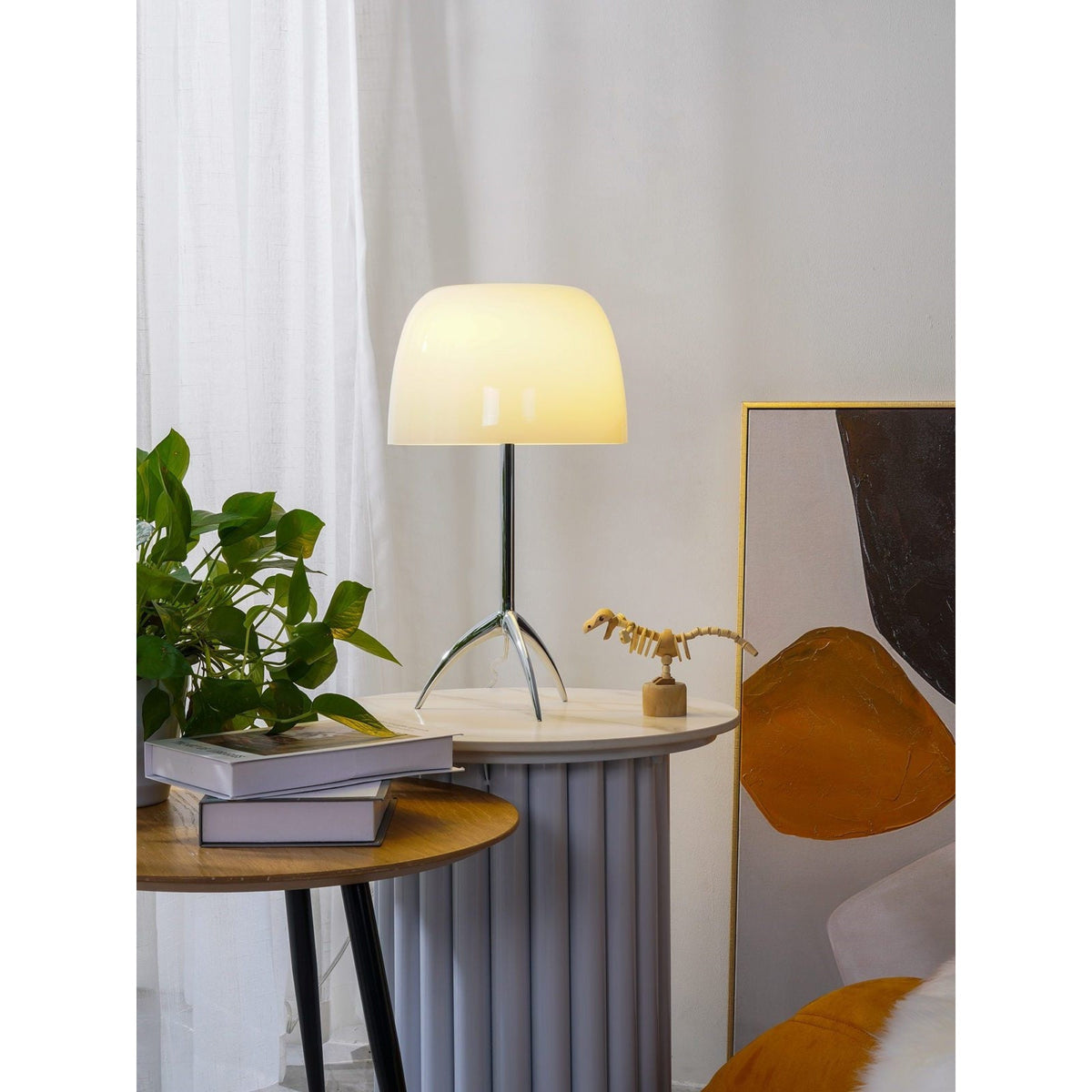 Rosso Mushroom Tripod Table Lamp