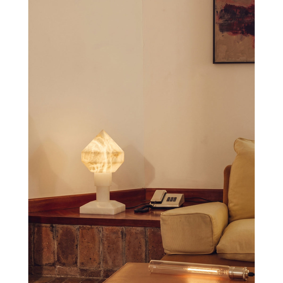 Lyra Alabaster Table Lamp