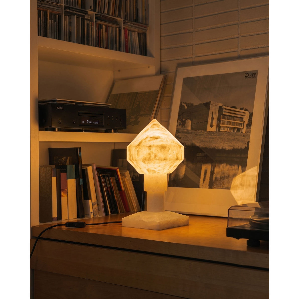 Lyra Alabaster Table Lamp