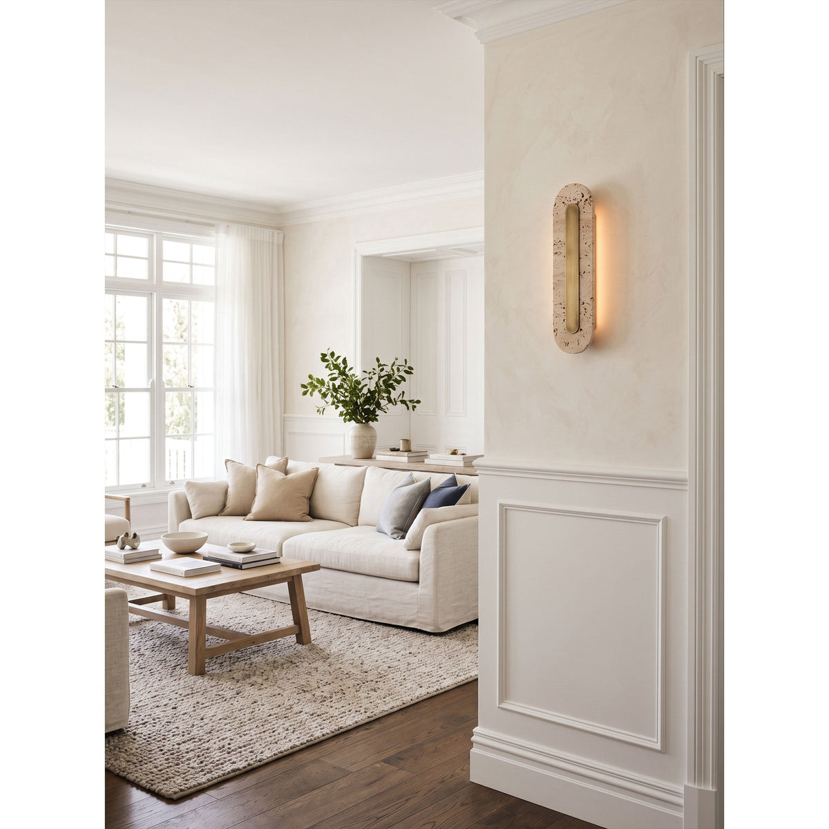 Marmo Travertine Wall Sconce