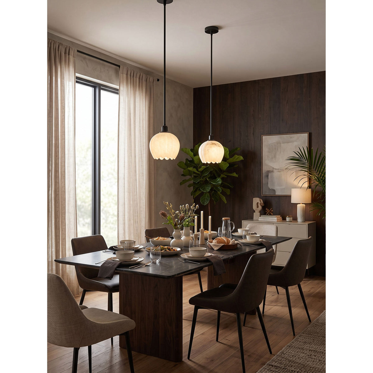 Mian Alabaster Pendant Lamp