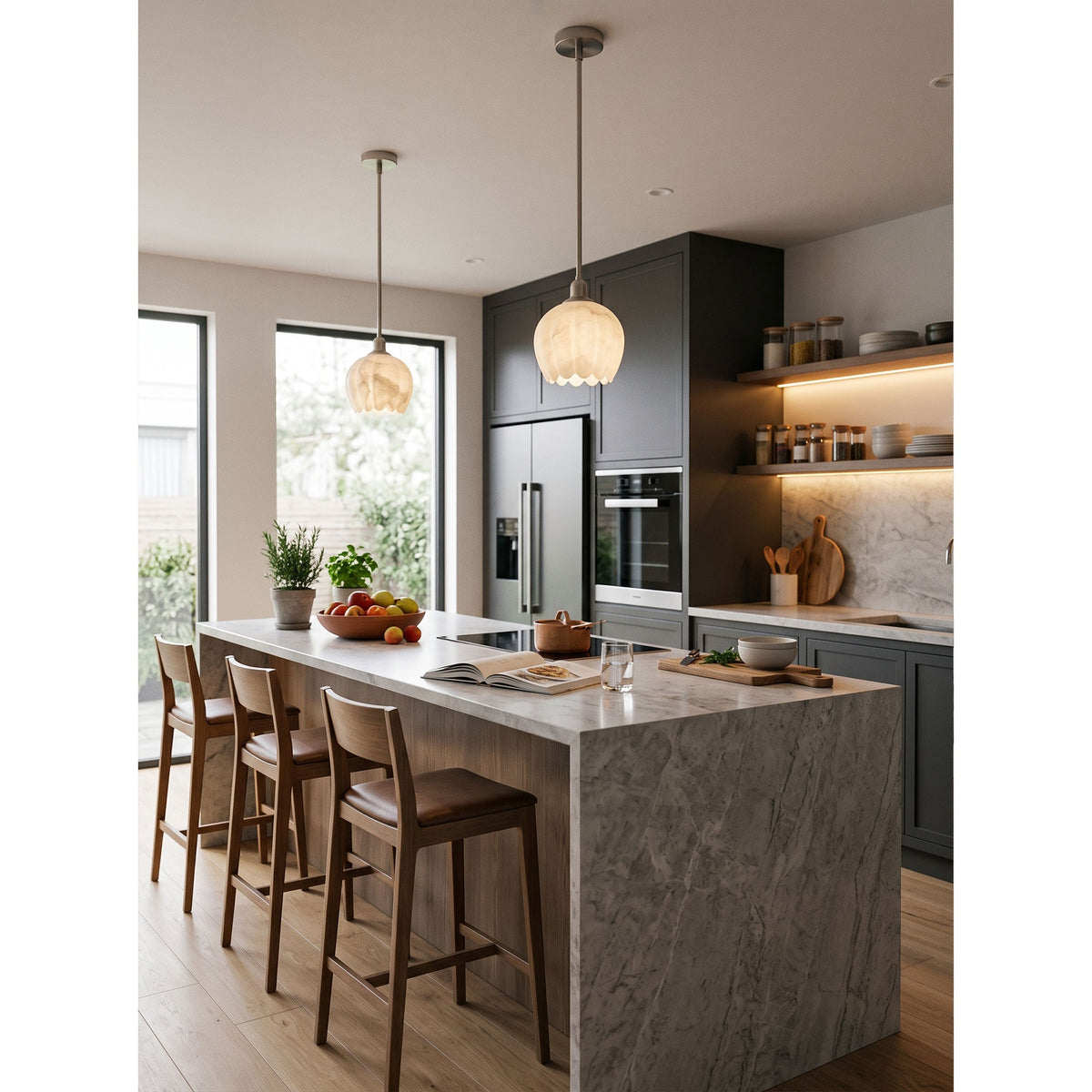 Mian Alabaster Pendant Lamp