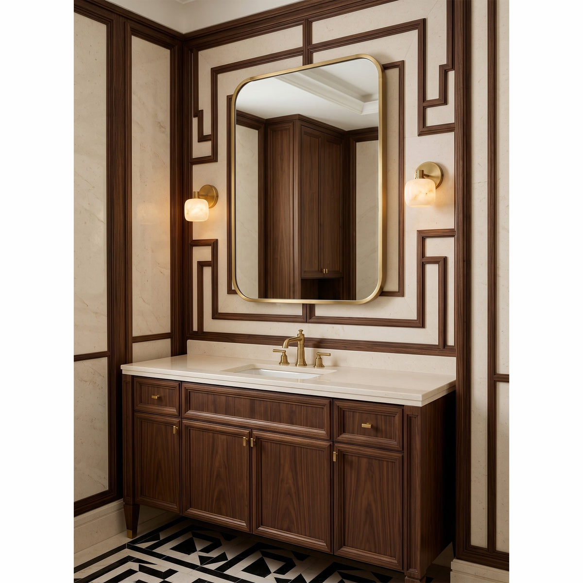 Mirevane Alabaster Wall Sconce