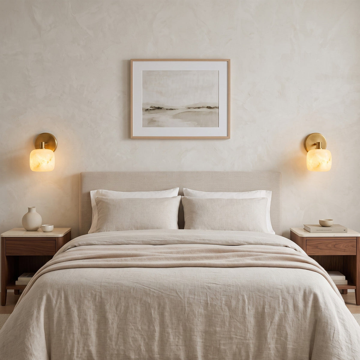 Mirevane Alabaster Wall Sconce