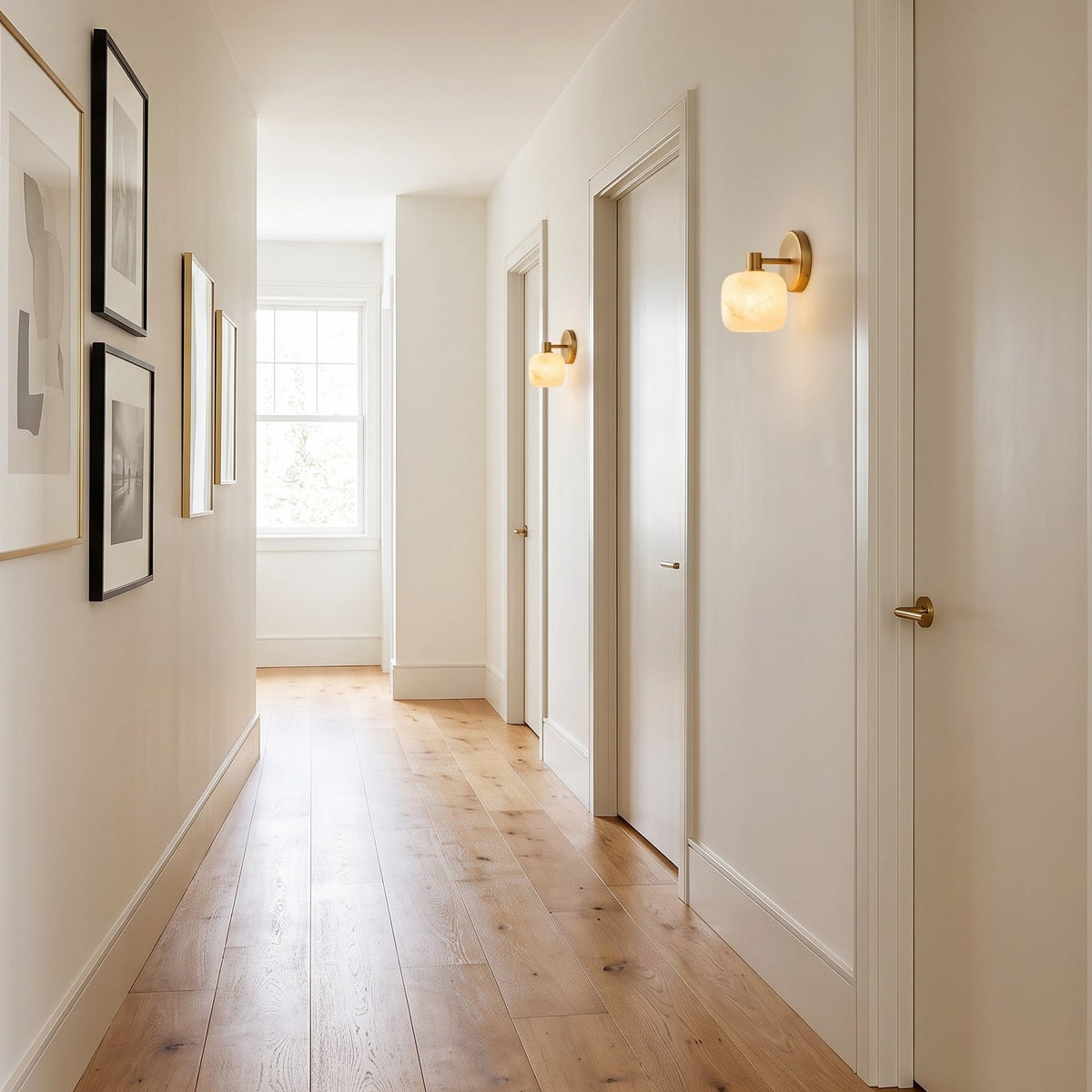Mirevane Alabaster Wall Sconce