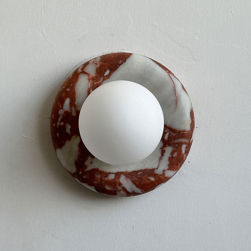 Novi Marble Travertine Wall Sconce