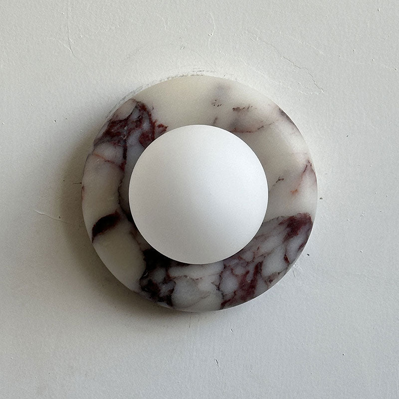 Novi Marble Travertine Wall Sconce