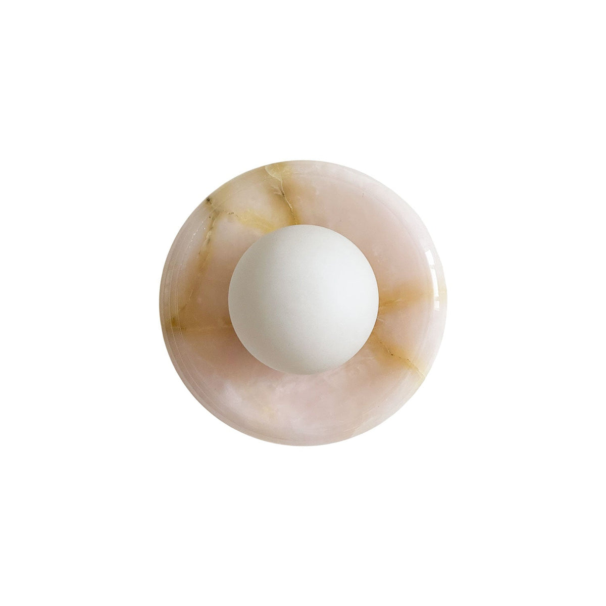 Orli Pink Onyx Wall Sconce
