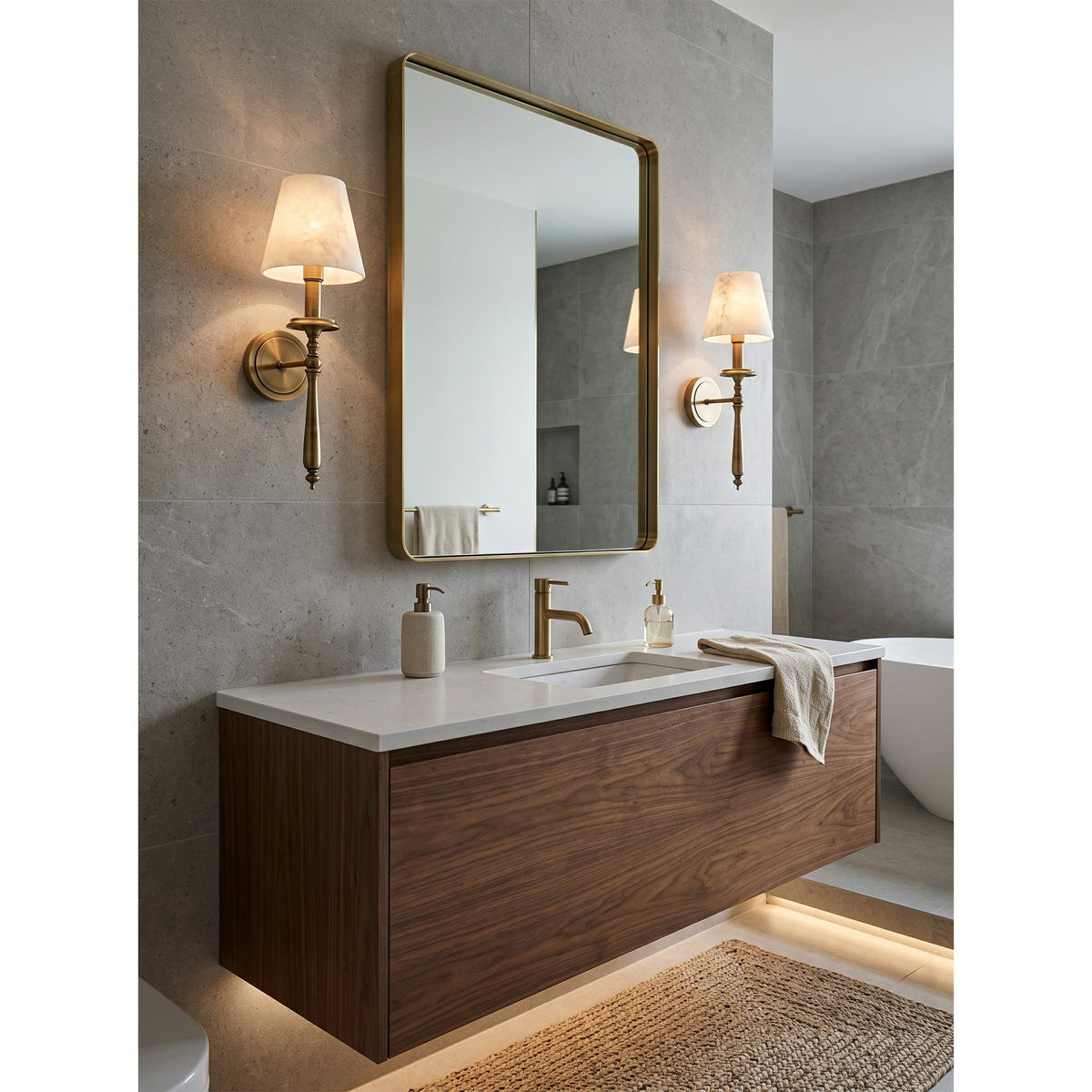 Oxford Alabaster Wall Sconce