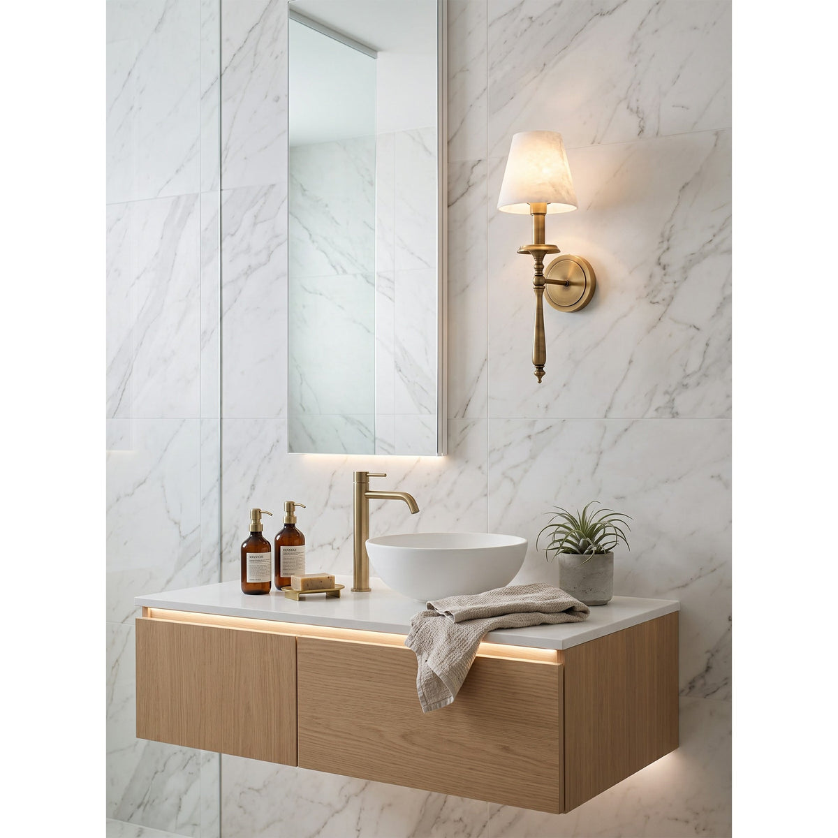 Oxford Alabaster Wall Sconce