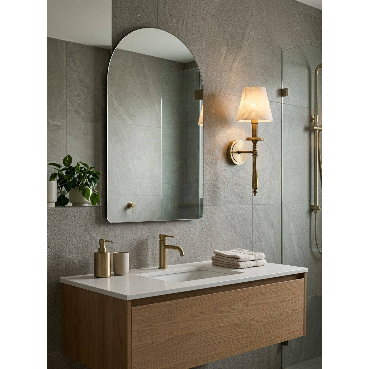 Oxford Alabaster Wall Sconce