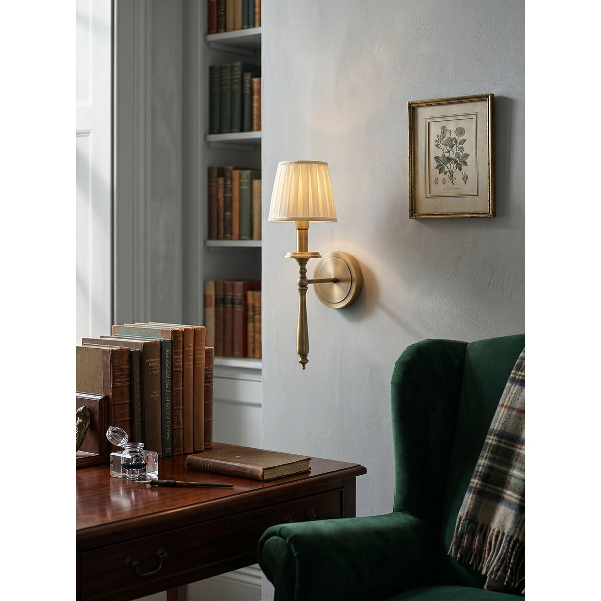 Oxford Brass Wall Sconce