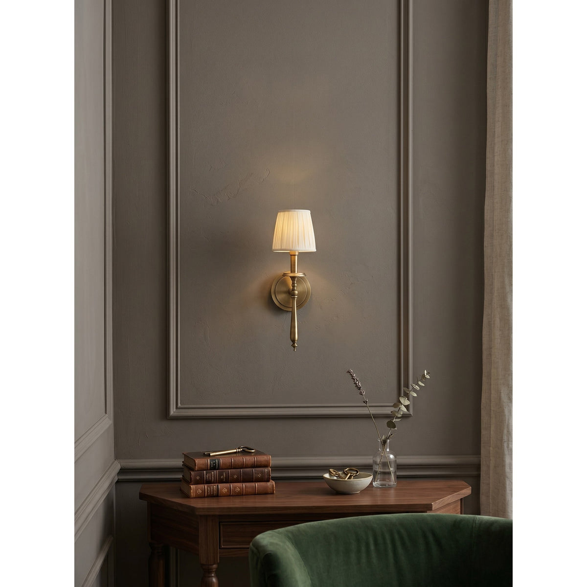 Oxford Brass Wall Sconce