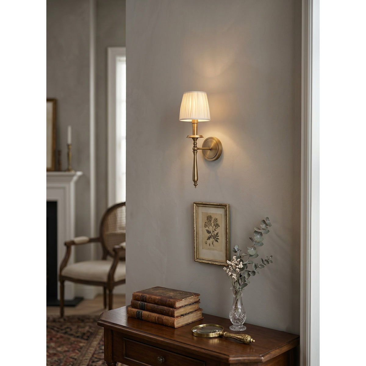 Oxford Brass Wall Sconce