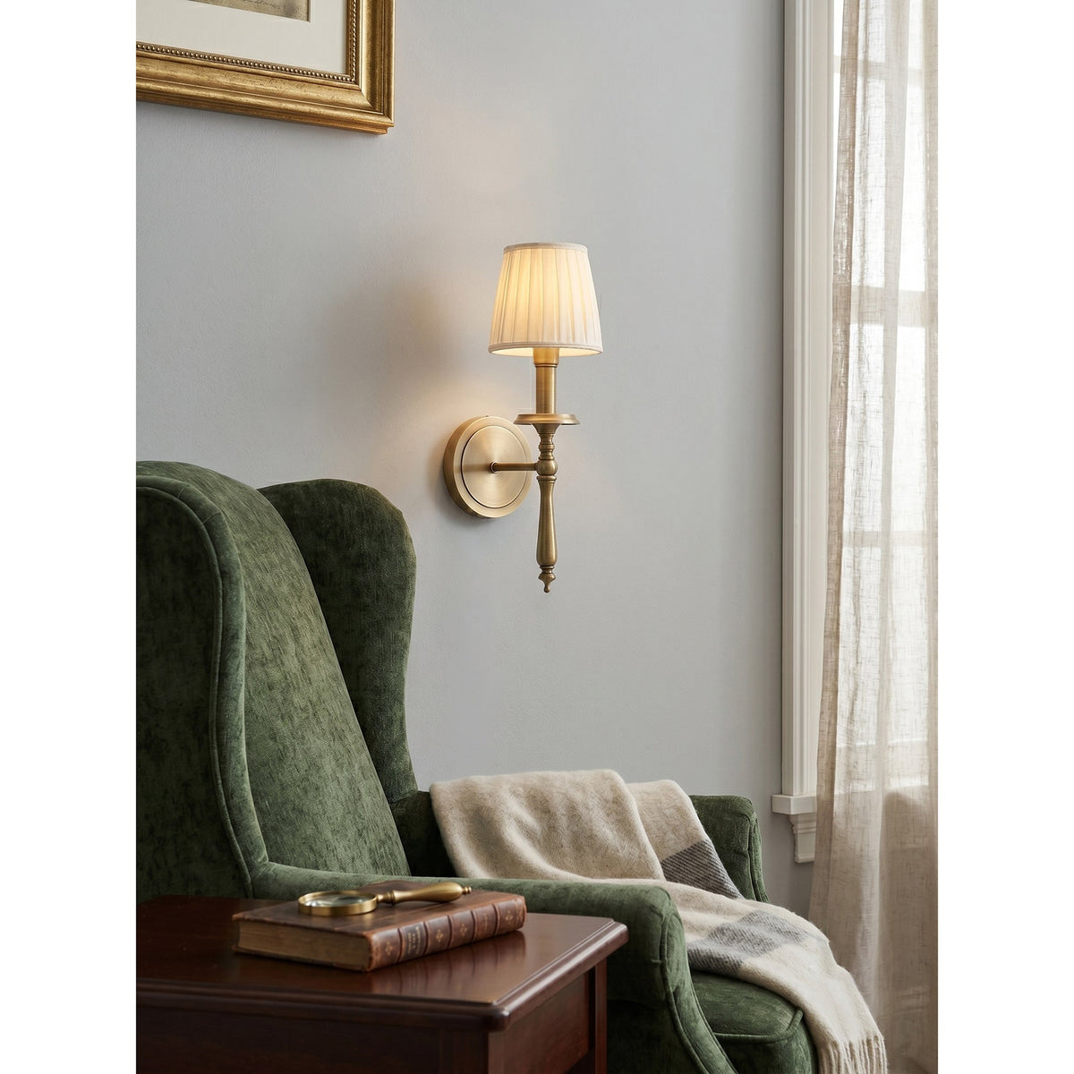Oxford Brass Wall Sconce
