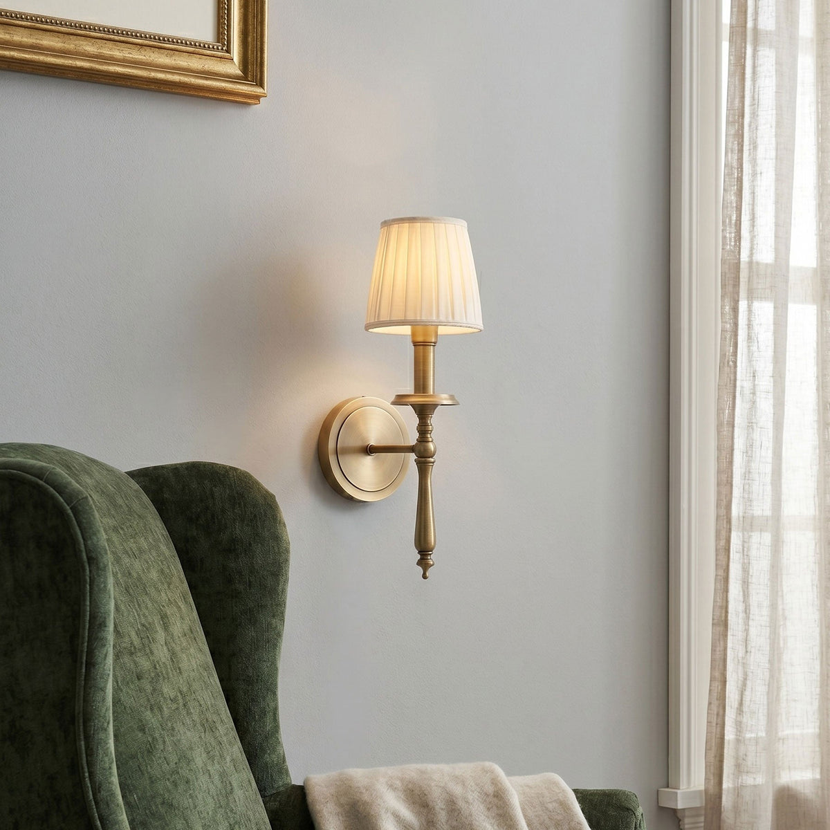 Oxford Brass Wall Sconce