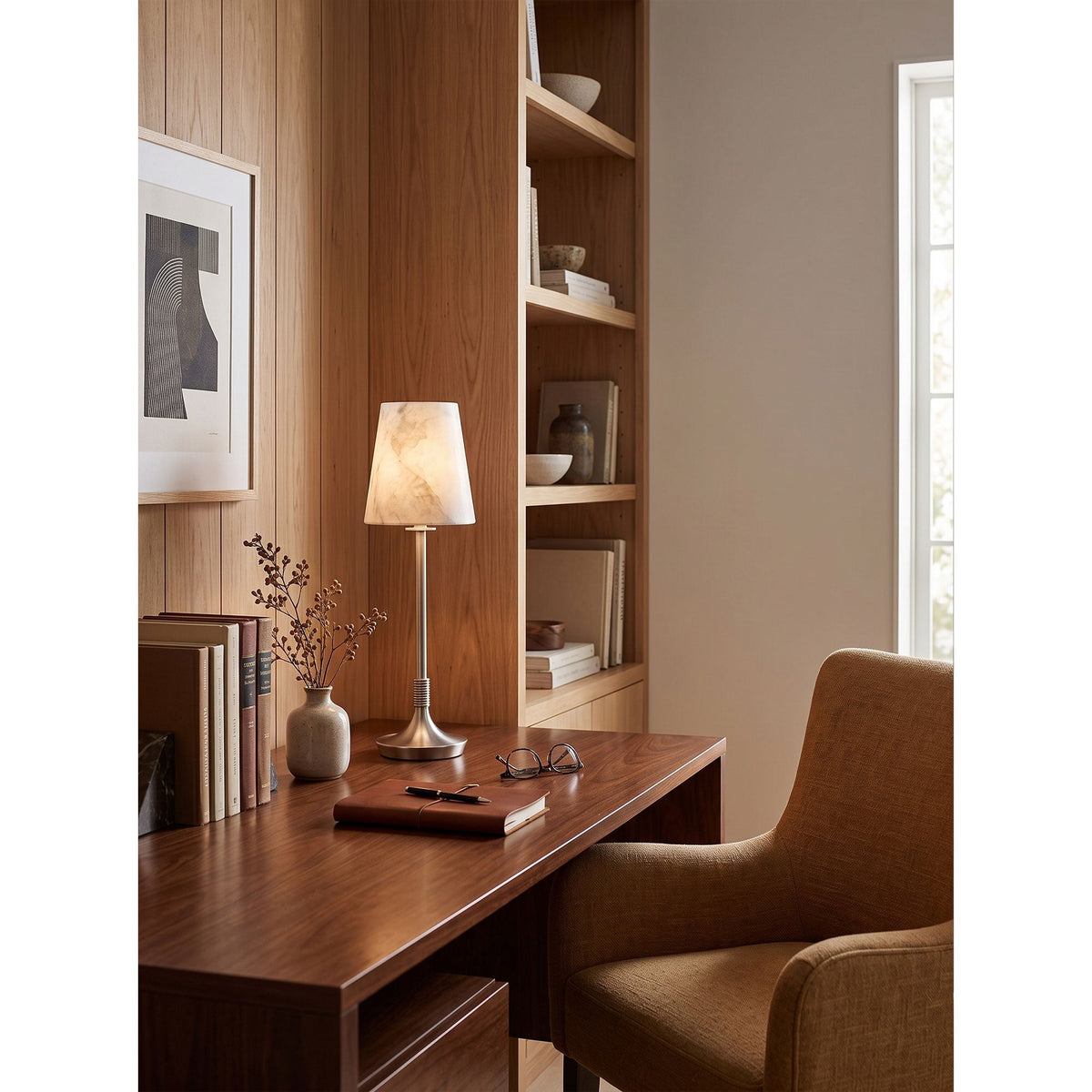 Rhodes Alabaster Table Lamp