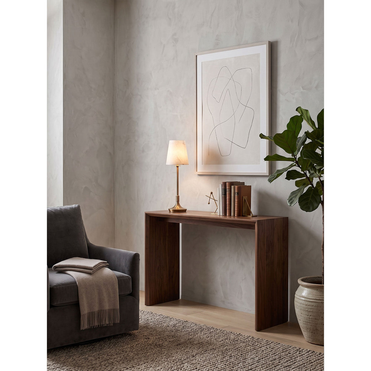 Rhodes Alabaster Table Lamp