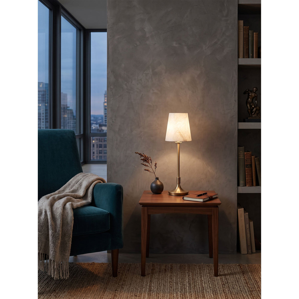 Rhodes Alabaster Table Lamp