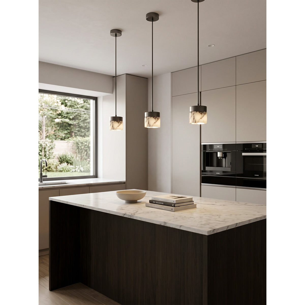 Round Marble Pendant Lamp