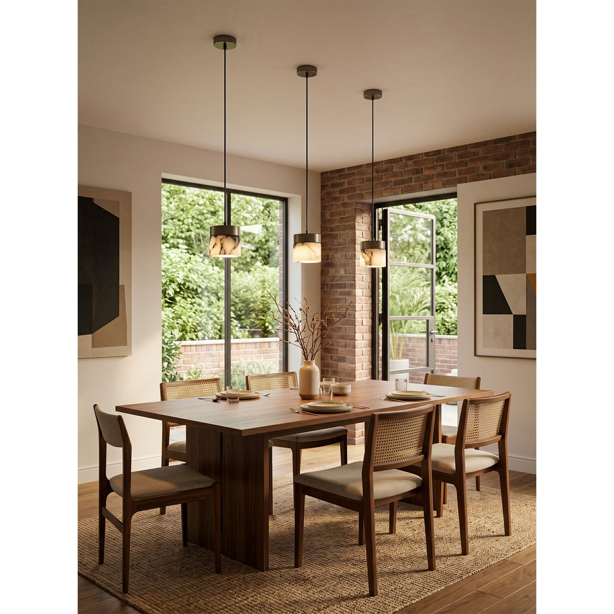 Round Marble Pendant Lamp