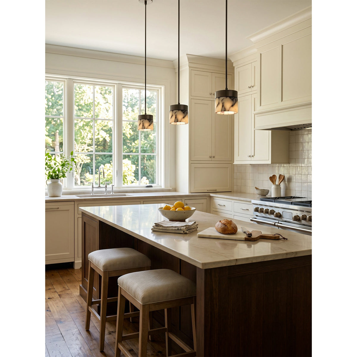 Round Marble Pendant Lamp