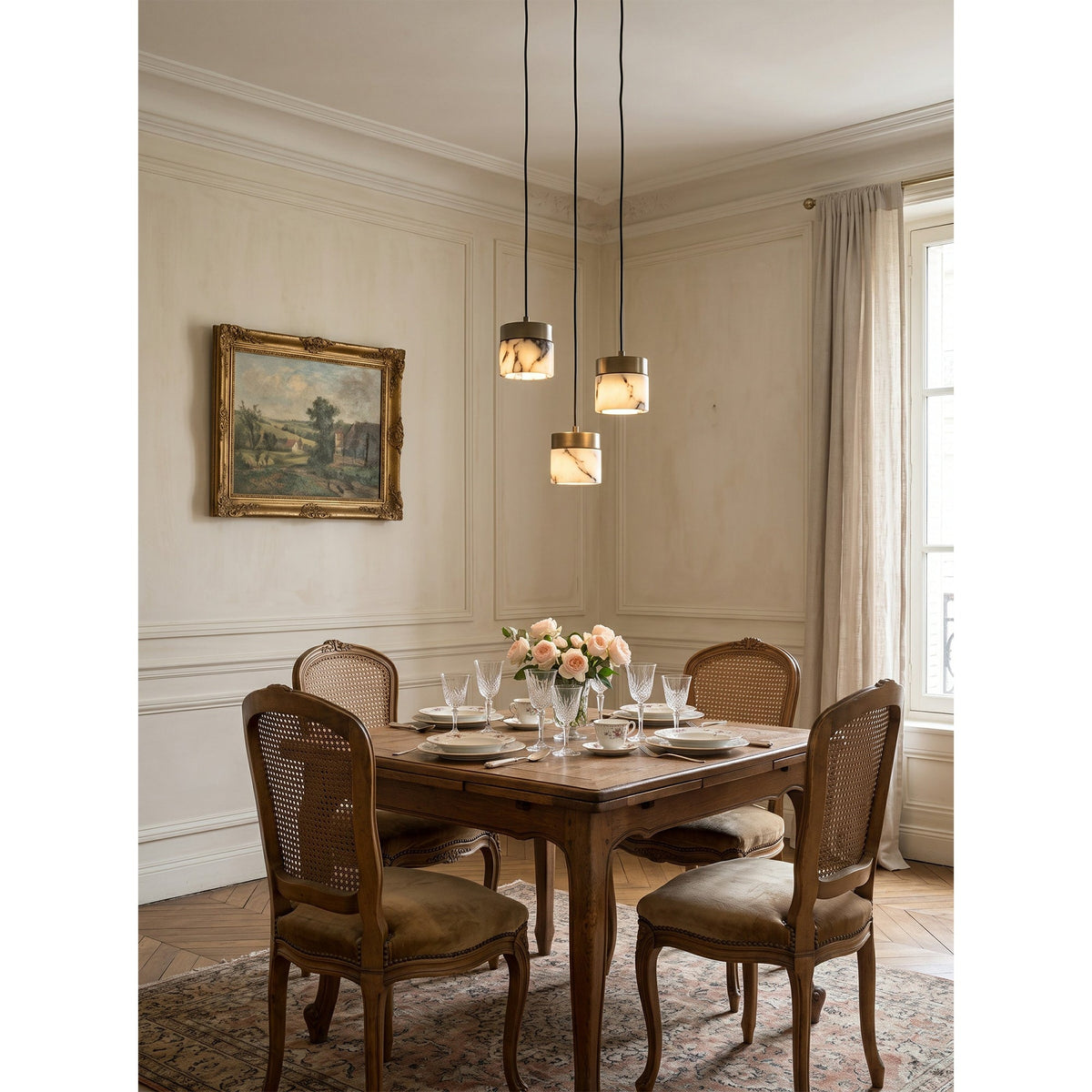 Round Marble Pendant Lamp