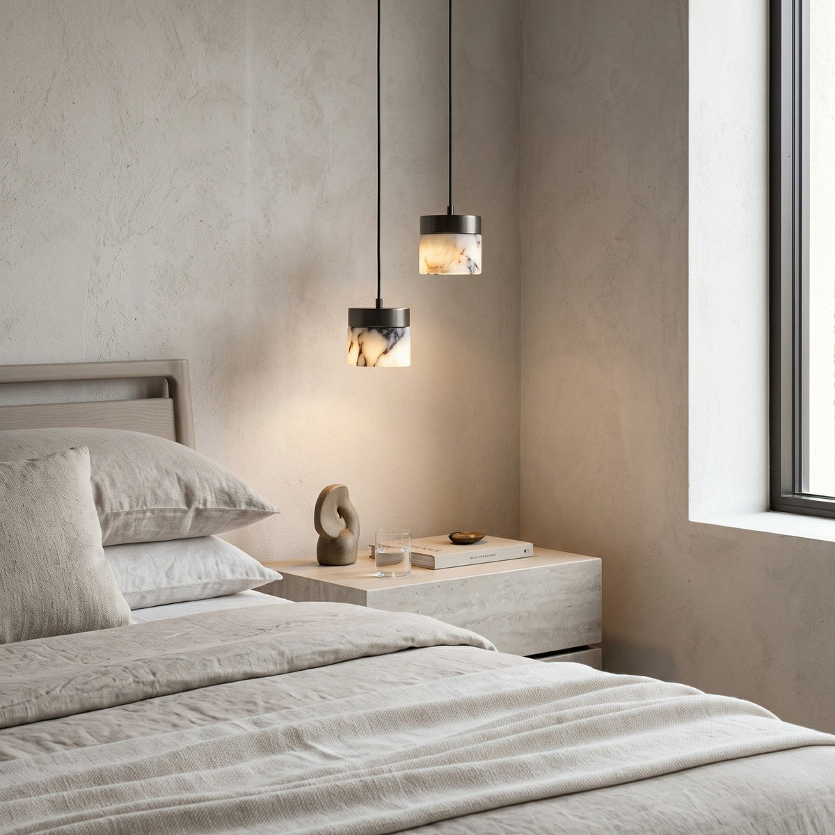 Round Marble Pendant Lamp