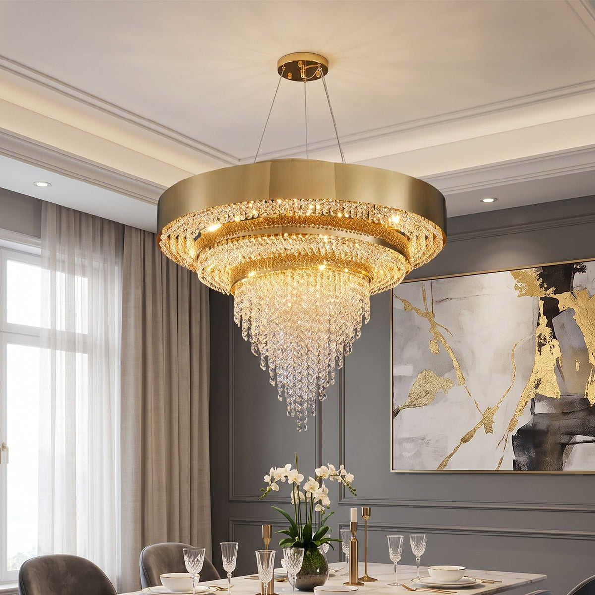 Rylight Crystal Chandelier