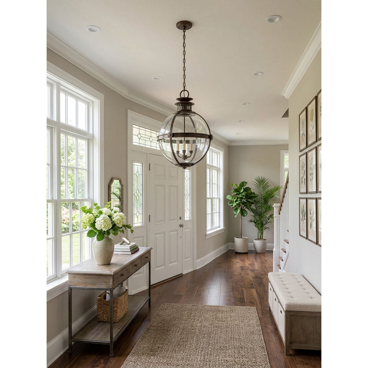 Salton Globe Lantern Pendant Lamp