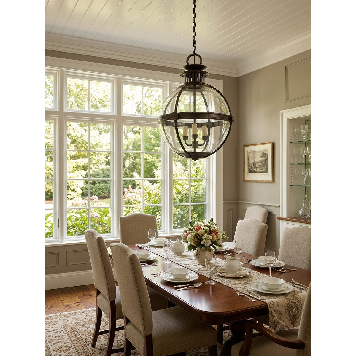 Salton Globe Lantern Pendant Lamp
