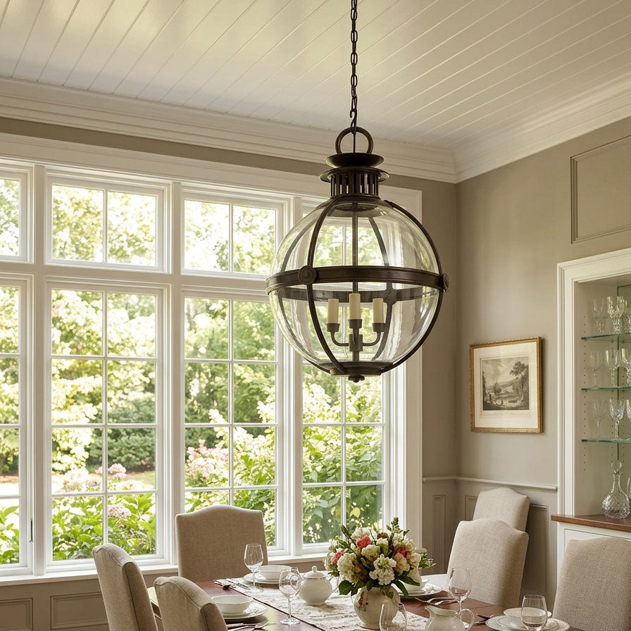 Salton Globe Lantern Pendant Lamp