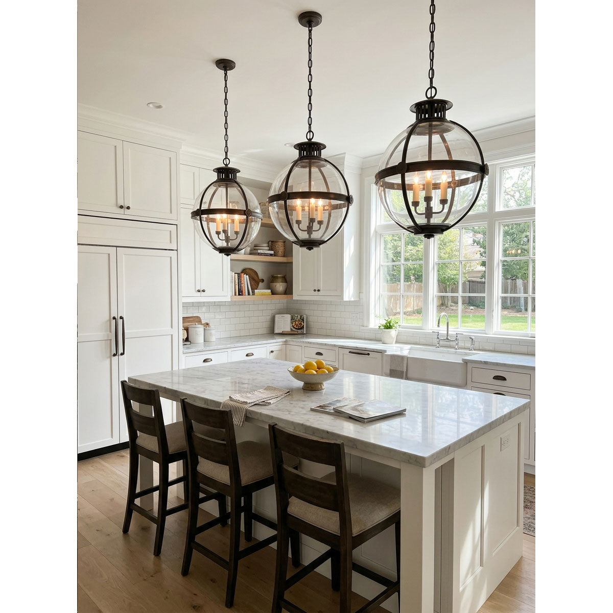 Salton Globe Lantern Pendant Lamp