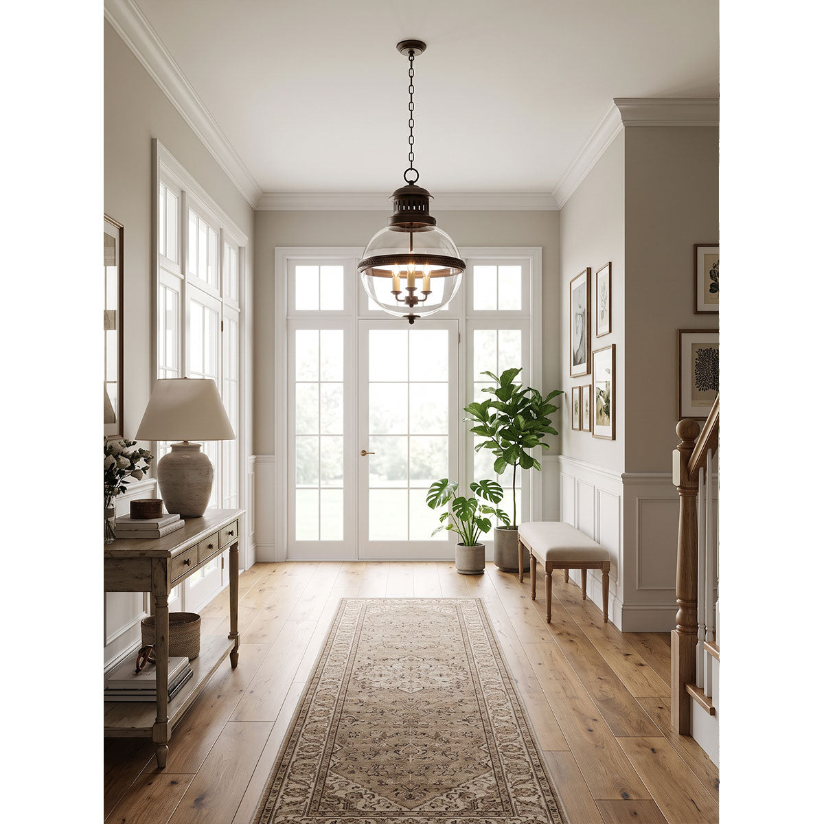 Salton Globe Lantern Pendant Lamp