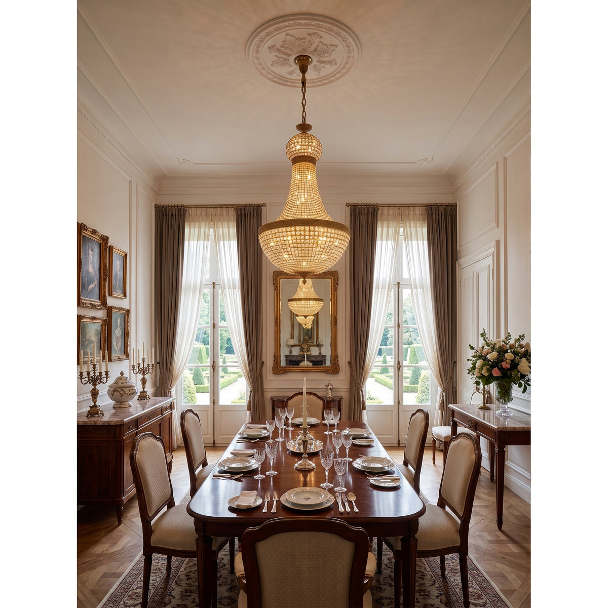 Savoy Crystal Chandelier