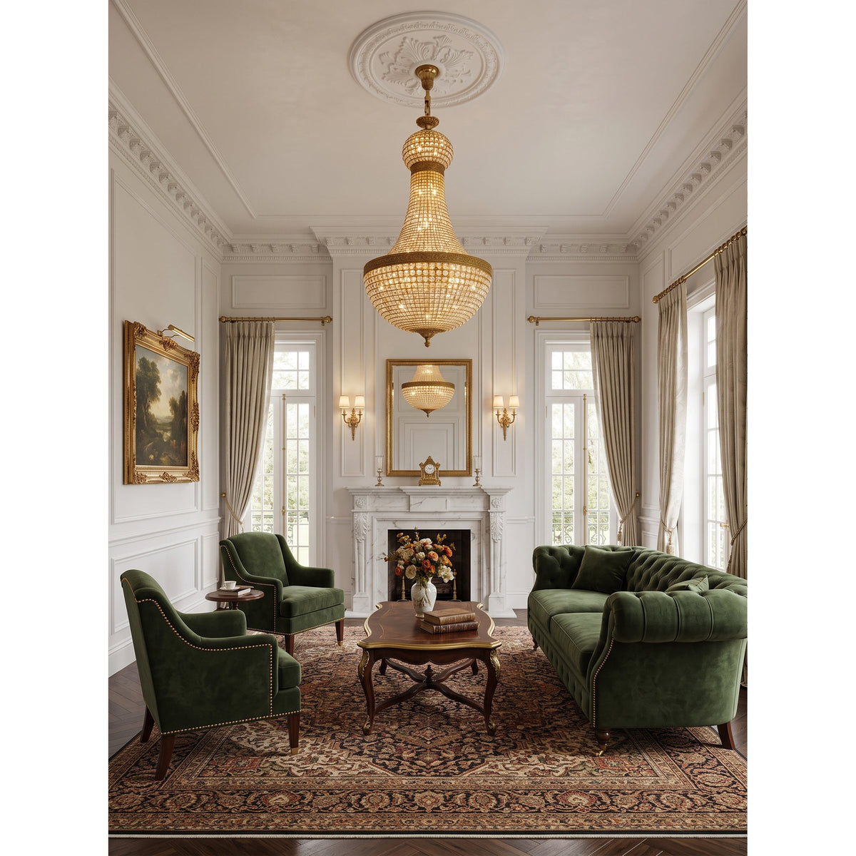 Savoy Crystal Chandelier