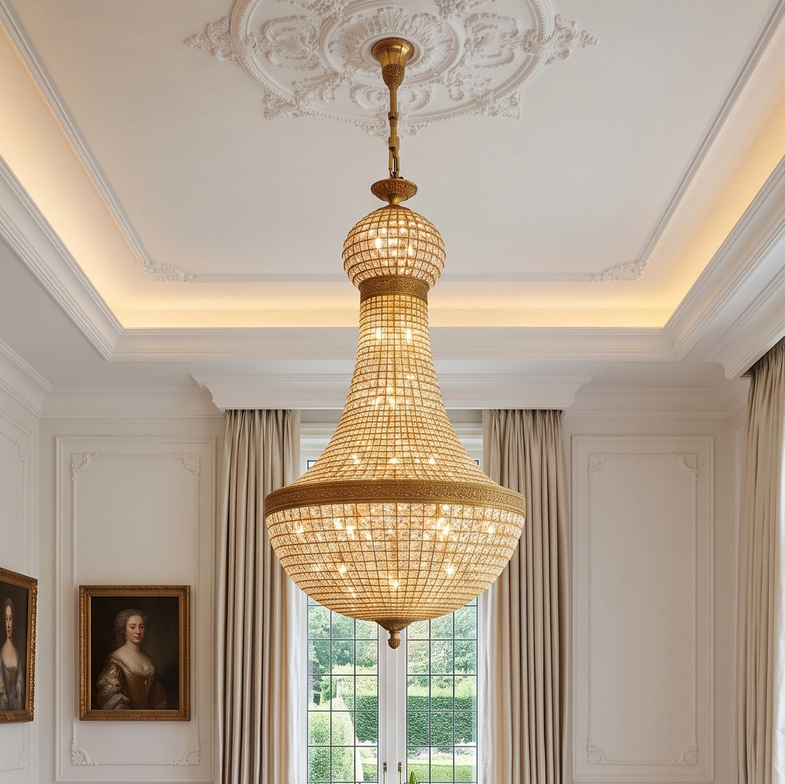 Savoy Crystal Chandelier