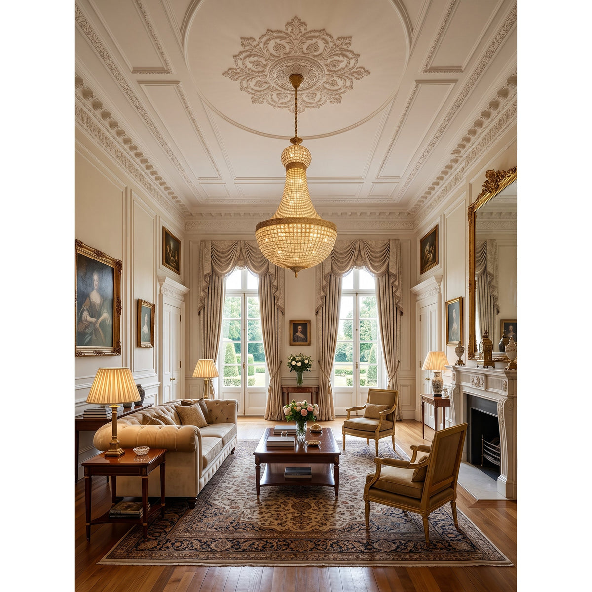 Savoy Crystal Chandelier
