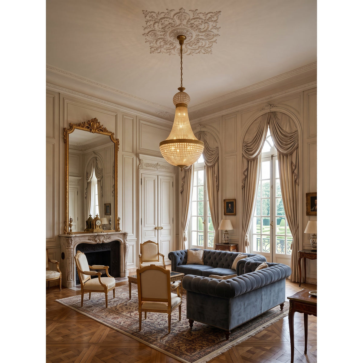 Savoy Crystal Chandelier