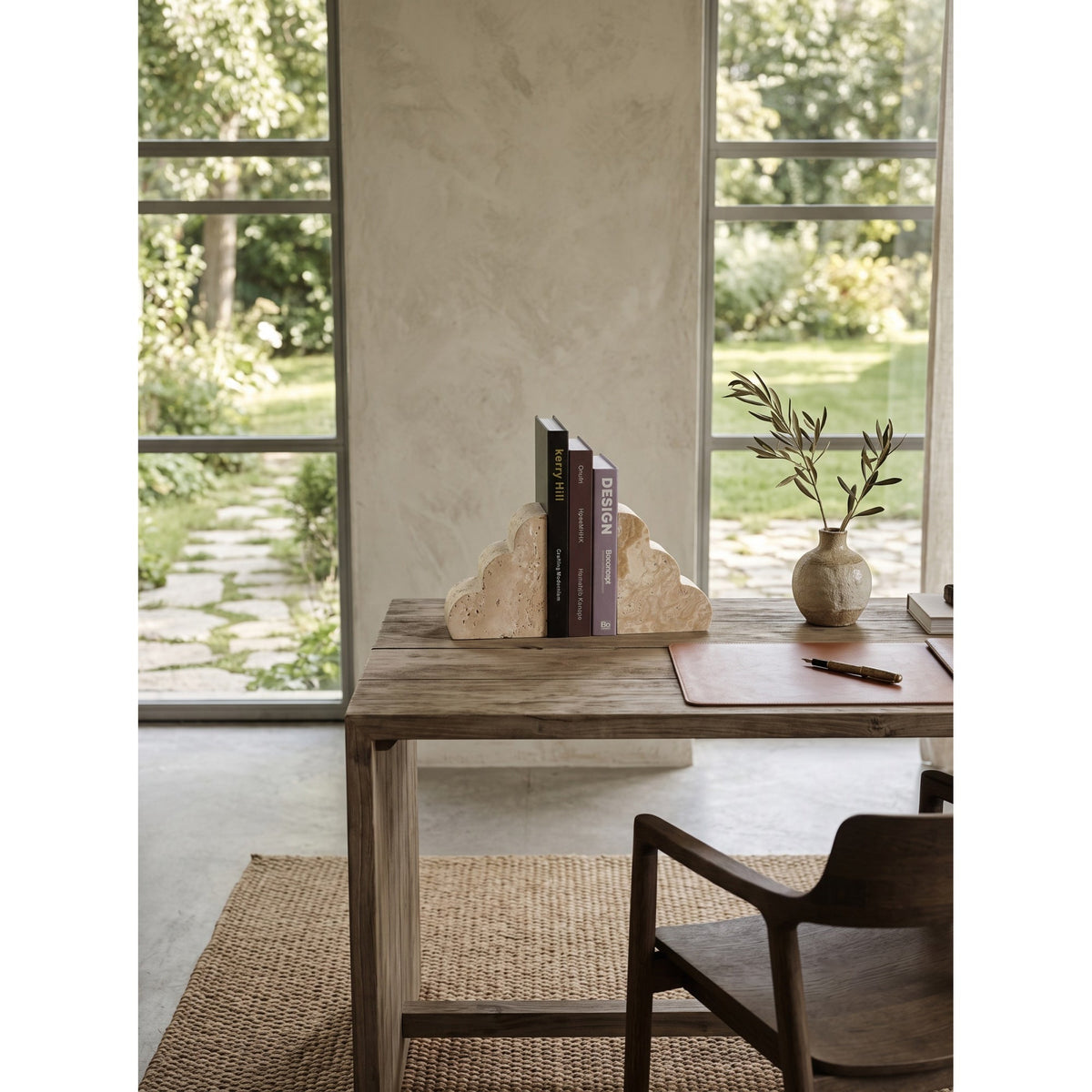 Scala Travertine Bookends
