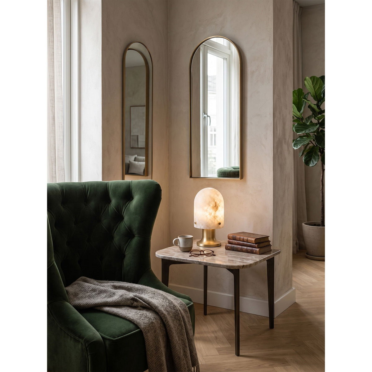 Seine Alabaster Table Lamp