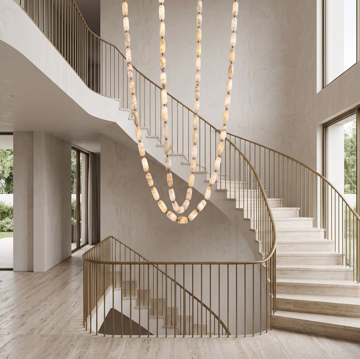 Seravelle Alabaster Chandelier